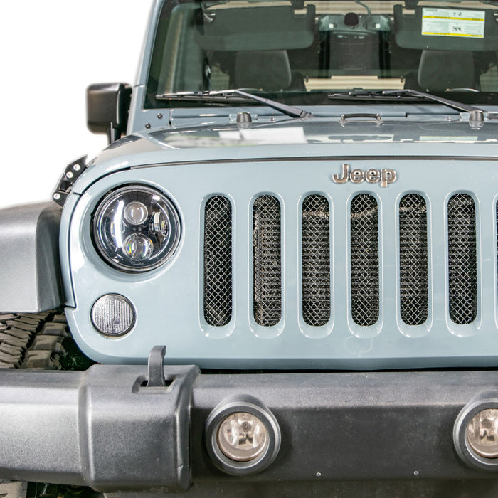 DV8 Offroad Fits 2007-2018 Jeep JK Black Mesh Grille