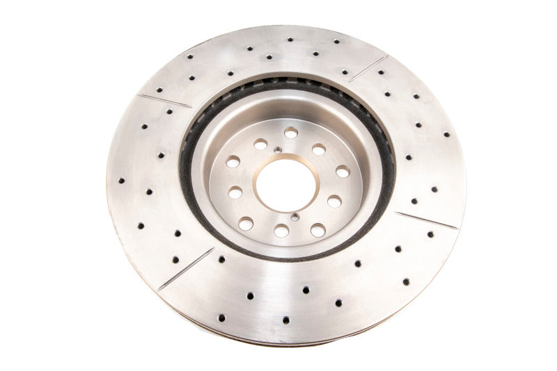 Dba Fits 05-08 Legacy GT Front Drilled &amp; Slotted Street Series Rotor