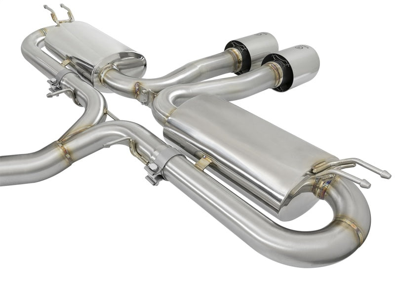 aFe Takeda Fits 3in 304 SS Cat-Back Exhaust System W/polished Tips 2017+ Honda