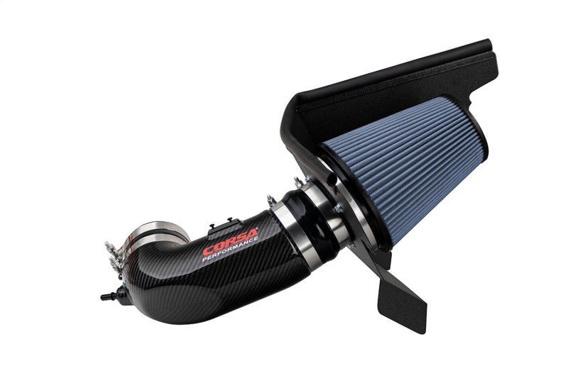 Fits Corsa 17-21 Chevrolet Camaro ZL1 Carbon Fiber Air Intake W/ MaxFlow 5 Oil