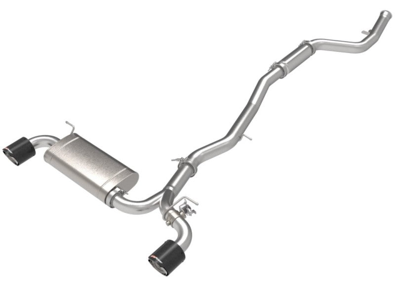 aFe POWER Takeda Fits 2021 Toyota Supra 2.0L (t) 2.5in-3in 304 SS CB Exhaust W/