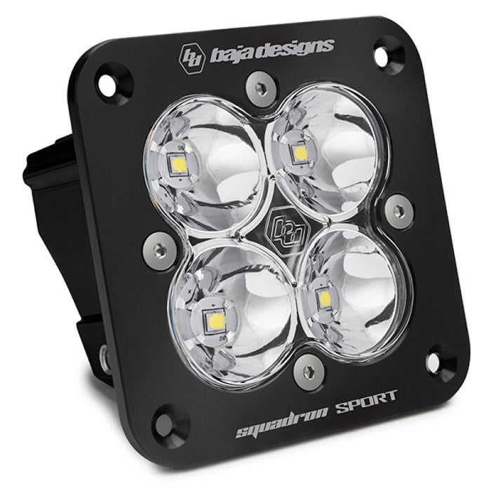 Baja Designs Fits Squadron Sport Work/Scene Pattern Black Flush Mount LED Light