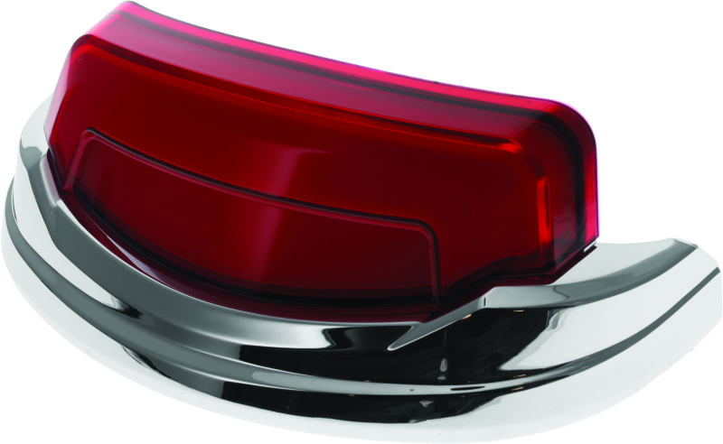 Kuryakyn Fits Tracer Rear Fender Tip Light Chrome Red Lens