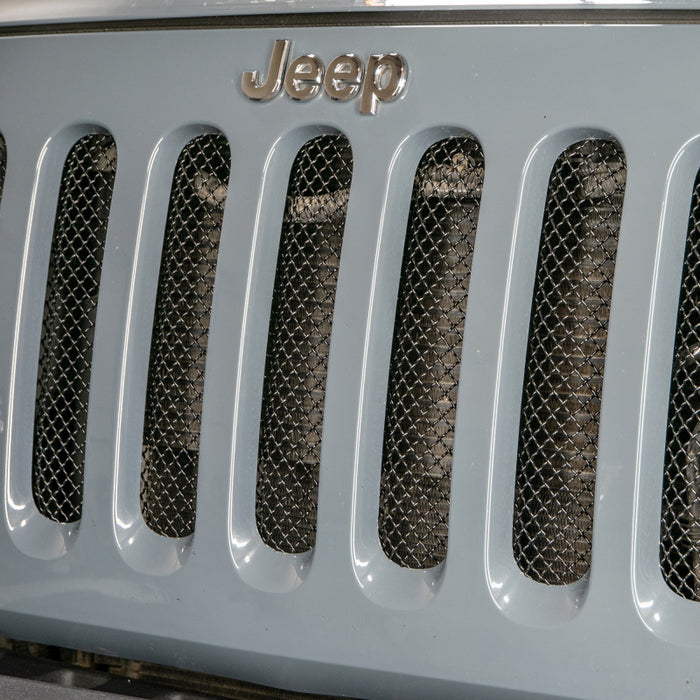 DV8 Offroad Fits 2007-2018 Jeep JK Black Mesh Grille