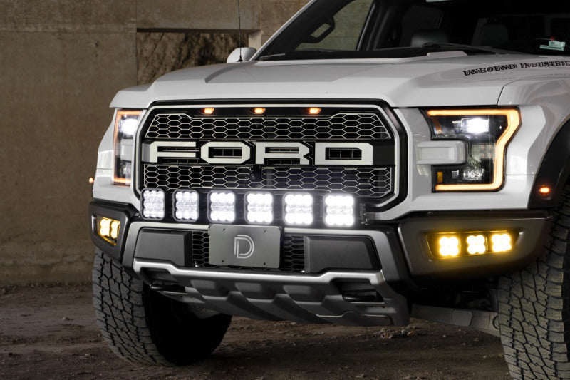 Diode Dynamics Fits 17-20 Ford Raptor SS5 Grille CrossLink Lightbar Kit - Pro