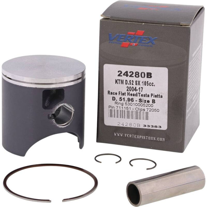 Vertex Piston Fits 04-11 KTM 105 SX 105cc Cast Race Piston Kit