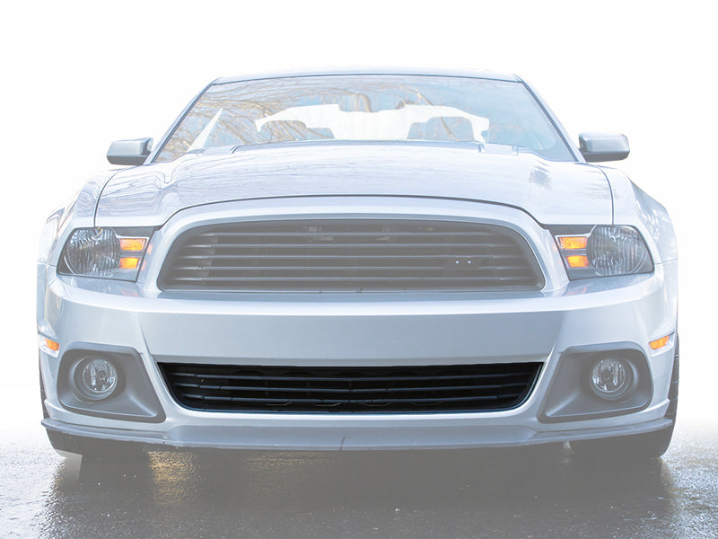 ROUSH Fits 2013-2014 Ford Mustang 3.7L/5.0L Black Lower Grille Kit