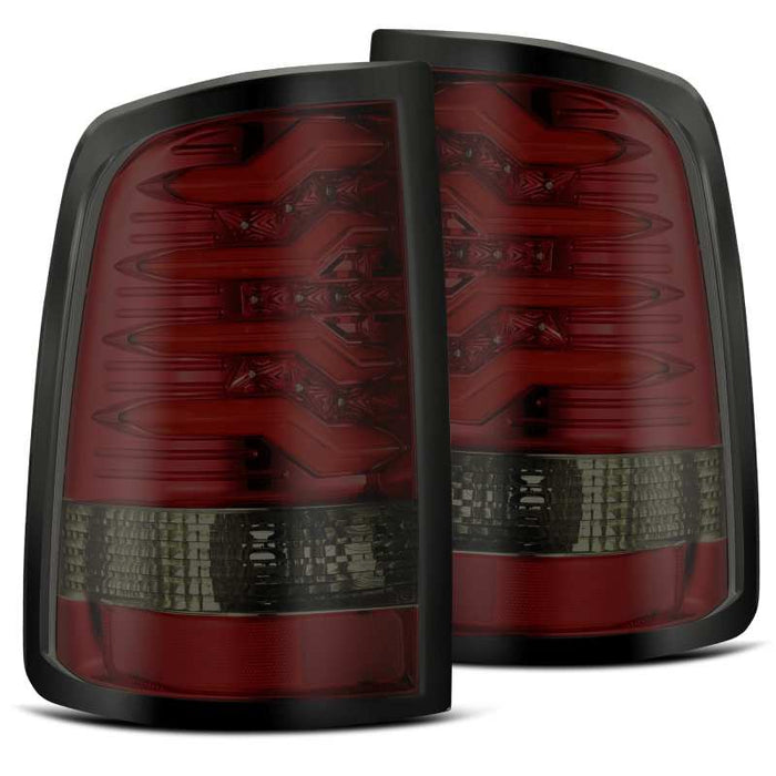 AlphaRex Fits 09-18 Dodge Ram 1500 PRO-Series LED Tail Lights Red Smoke