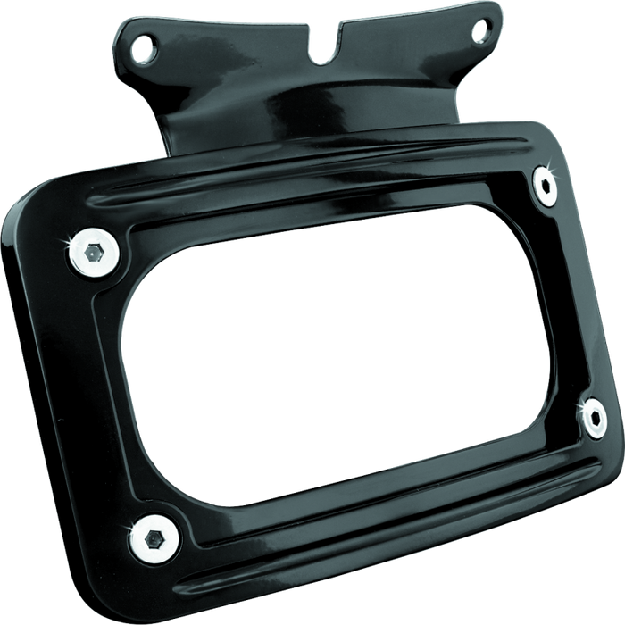 Kuryakyn Curved License Plate Mount Black