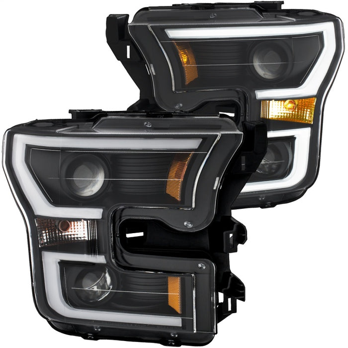 Anzo Fits 2015-2017 Ford F-150 Projector Headlights W/ Plank Style Switchback