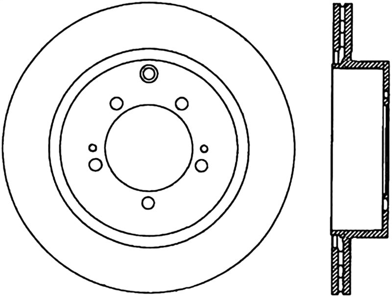 Stoptech Sportstop Cryo Slotted &amp; Drilled Fits Sport Brake Rotor