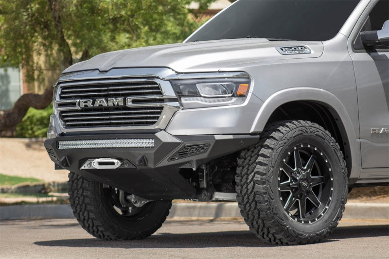 Addictive Desert Designs Fits 19 Ram 1500 Stealth Fighter Front Bumper W/ Winch