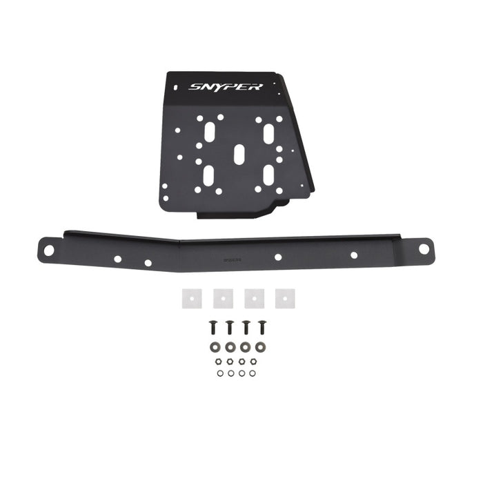 Westin/Snyper Fits 07-17 Jeep Wrangler Transfer Case Skid Plate - Textured Black