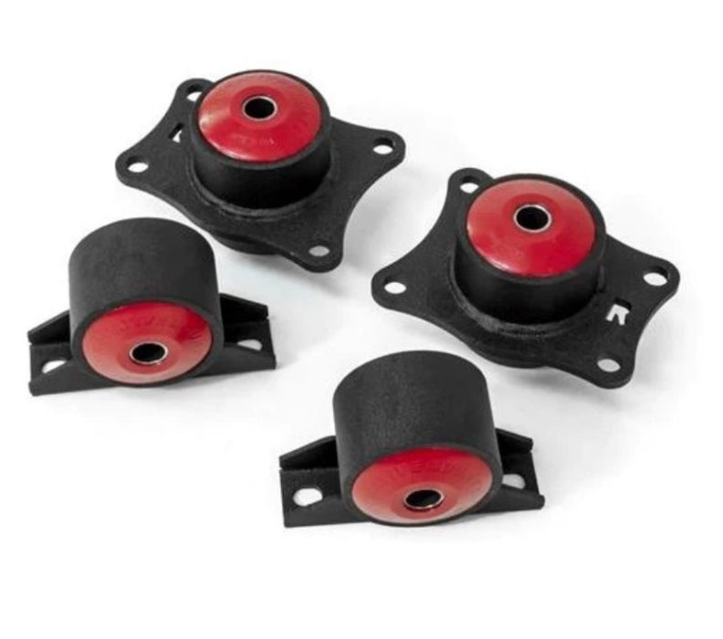 Innovative Fits 00-09 Honda S2000 F-Series Black Steel Mounts 95A Bushings (Rear