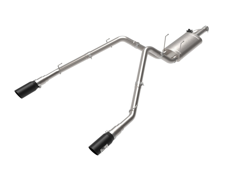 aFe Fits 09-18 Ram 1500 V8 5.7L Hemi Gemini XV 3in 304 SS Cat-Back Exhaust W/