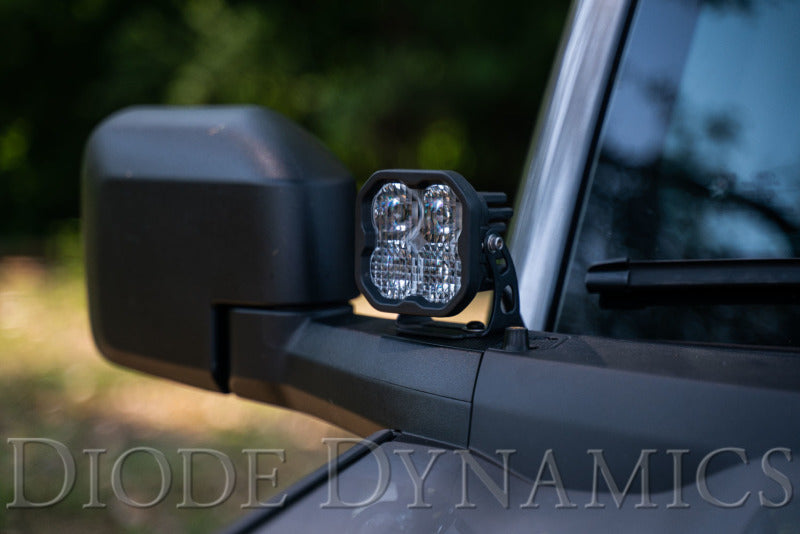 Diode Dynamics Fits 2021 Ford Bronco SS3 LED Ditch Light Kit - Yellow Pro Combo