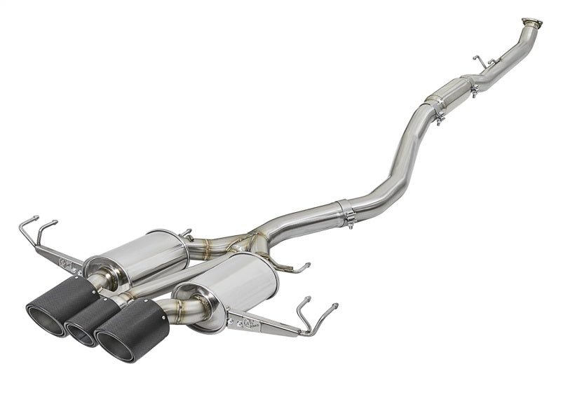 aFe POWER Takeda 2-1/2in To 2-1/4in 304SS Catback Dual-Exit Exhaust Fits 17+