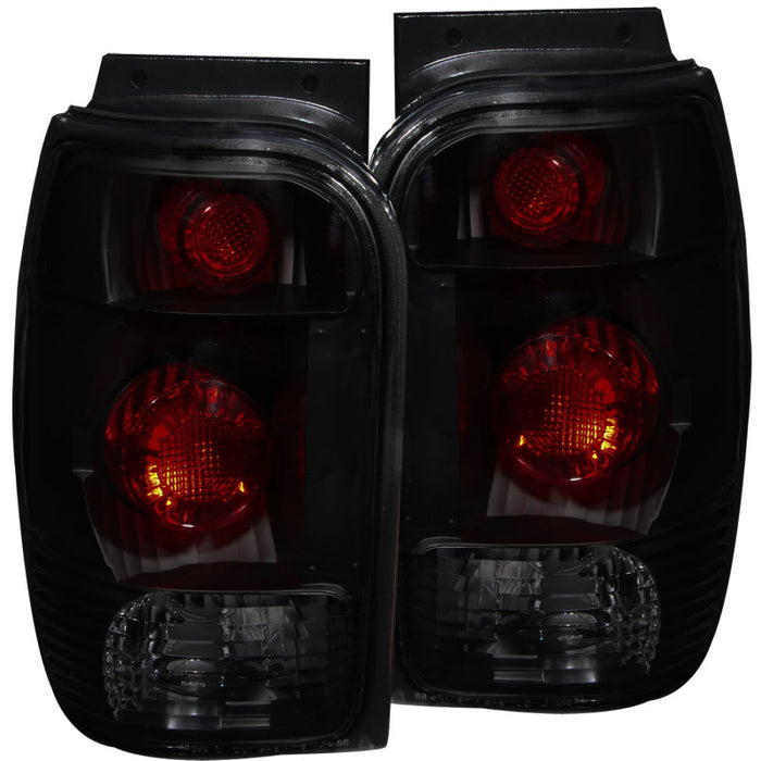 Anzo Fits 1998-2001 Ford Explorer Taillights Dark Smoke