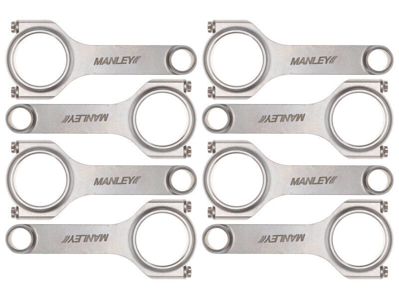 Manley 14062R-8 Steel H-Beam Connecting Rods, Big Block Chevy 6.385"