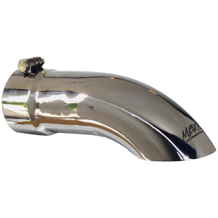 MBRP T5080 3.5" Inlet 12" Length Universal Turn Down Exhaust Tail Pipe Tip