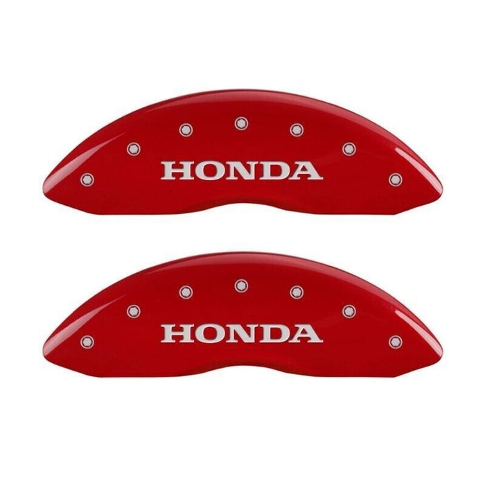 MGP 20219SHOHRD Brake Caliper Covers Front & Rear Set For 16-17 Honda Accord