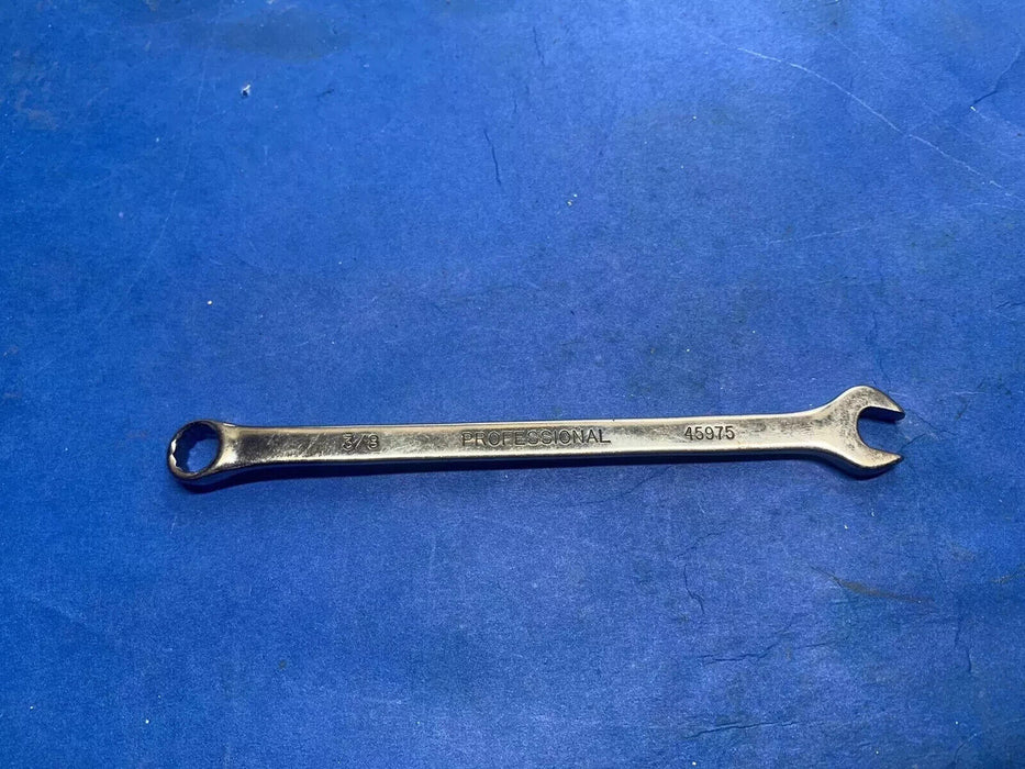 Craftsman Professional 3/8" SAE 12pt Combination Wrench 45975 Made In The USA