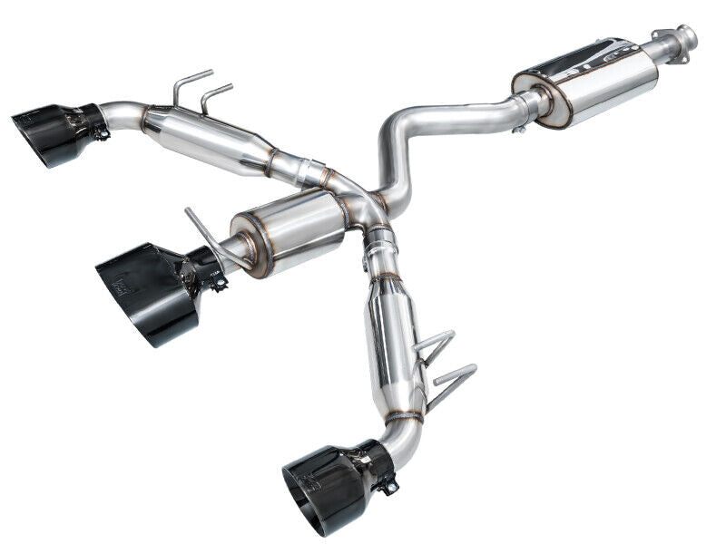 AWE Tuning 3015-53472 Touring Edition Exhaust Diamond Black for GR Corolla