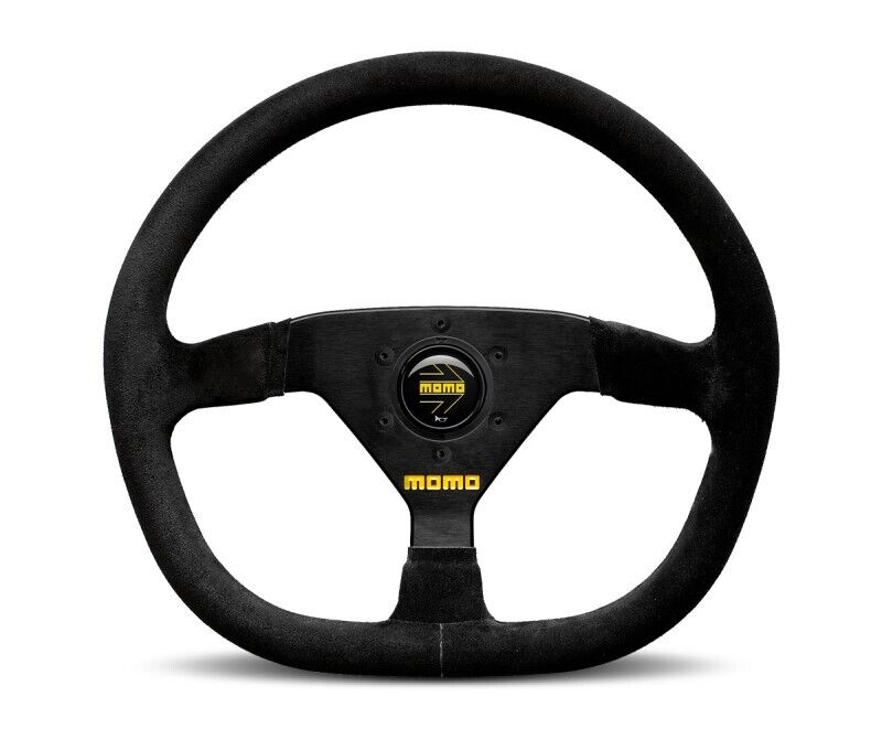 Momo MOD88 Steering Wheel 350 mm -  Black Suede/Black Spokes