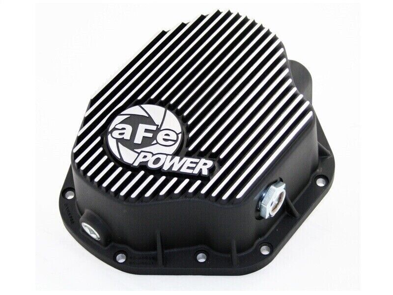 aFe Power 46-70032 Pro Series Rear Differential Cover - Black with Machined Fins