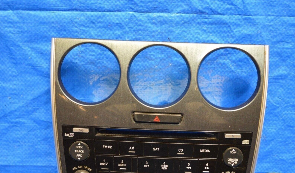 06 07 Mazdaspeed6 Radio Stereo Bezel Trim Surround 2006 2007