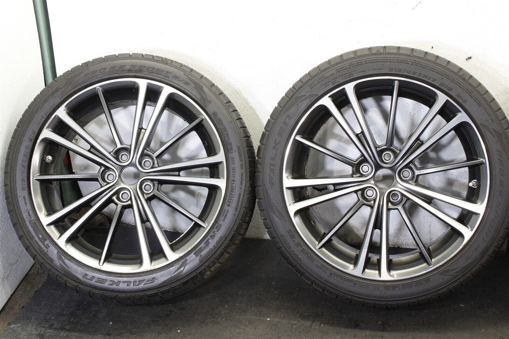 2013-2016 SUBARU BRZ SCION FRS 17 INCH WHEELS RIMS TIRES SET OEM