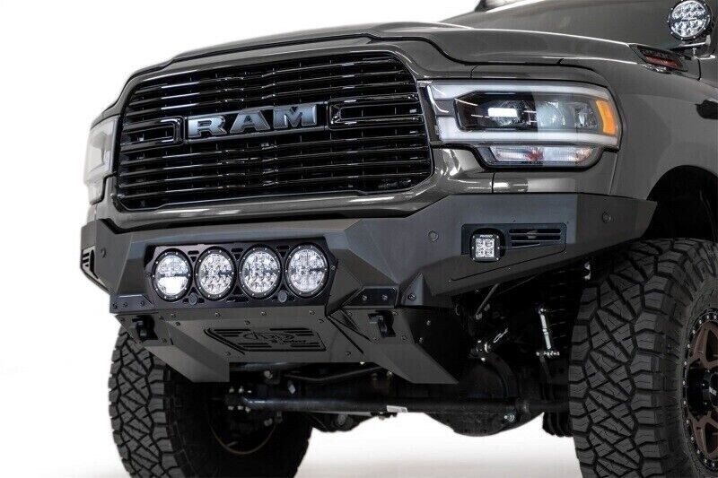 Addictive Desert Designs F560014110103 Bomber Front Bumper (Rigid) - Black