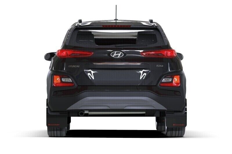 Rally Armor MF63-UR-RD/BLK Red Mud Flap Black Logo For Hyundai Kona