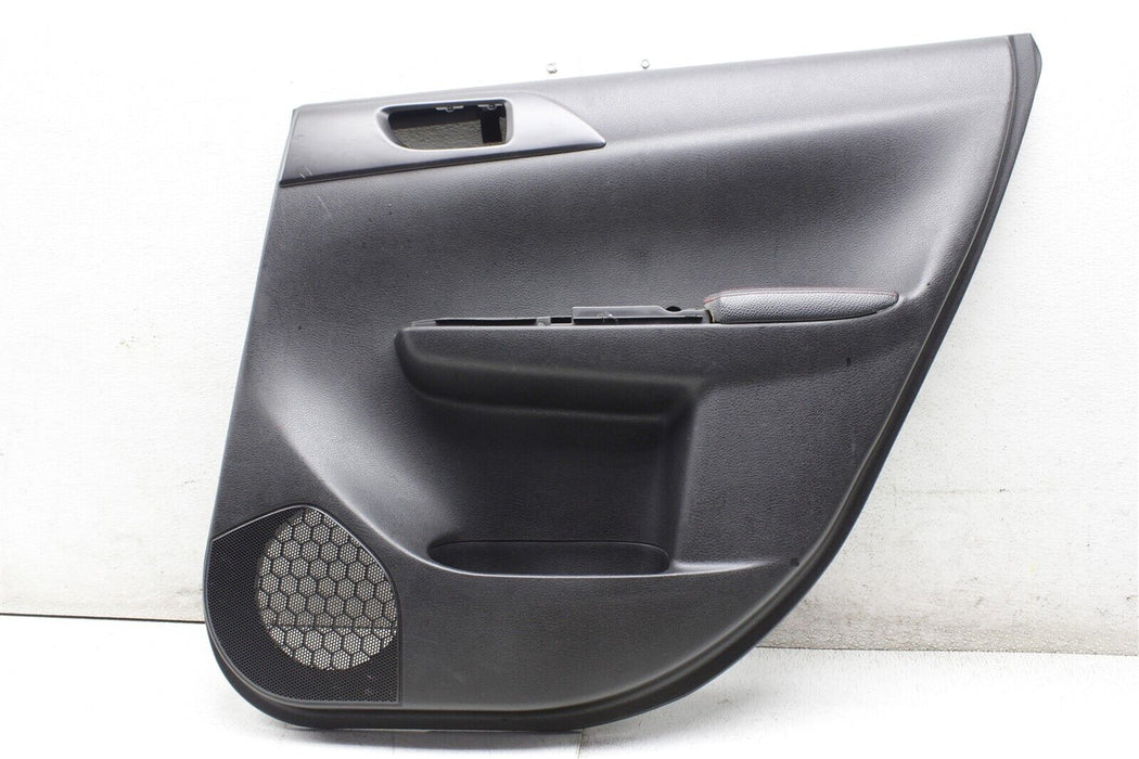 2011 Subaru WRX STI Passenger Rear Right Door Panel Cover Assembly OEM 08-14