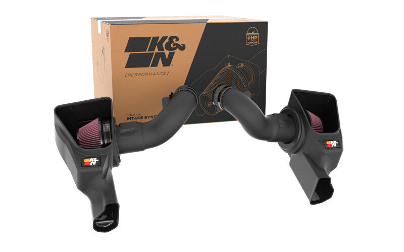 K&N 63-2626 Performance Cold Air Intake System for 2024 Ford Mustang 5.0L Oiled