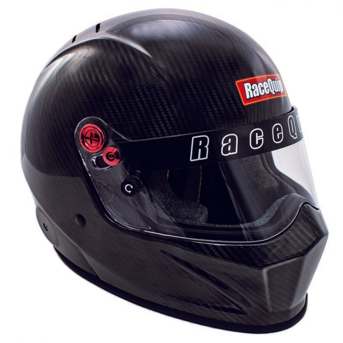 RaceQuip Vesta20 Full Face Helmet Clear Coated Carbon Fiber Large # 92169059