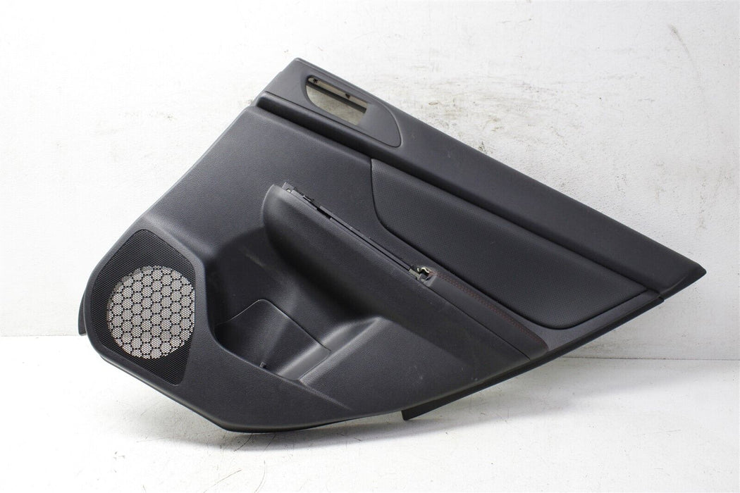 2020 Subaru WRX Passenger Rear Right Door Panel Cover Trim Assembly OEM 15-21