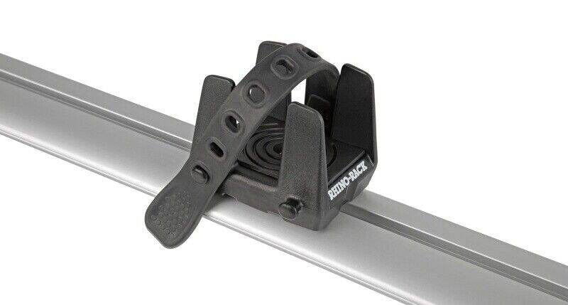 Rhino Rack Universal Multi Purpose Cargo Holder Mount w/ Rubber Strap Set of 2
