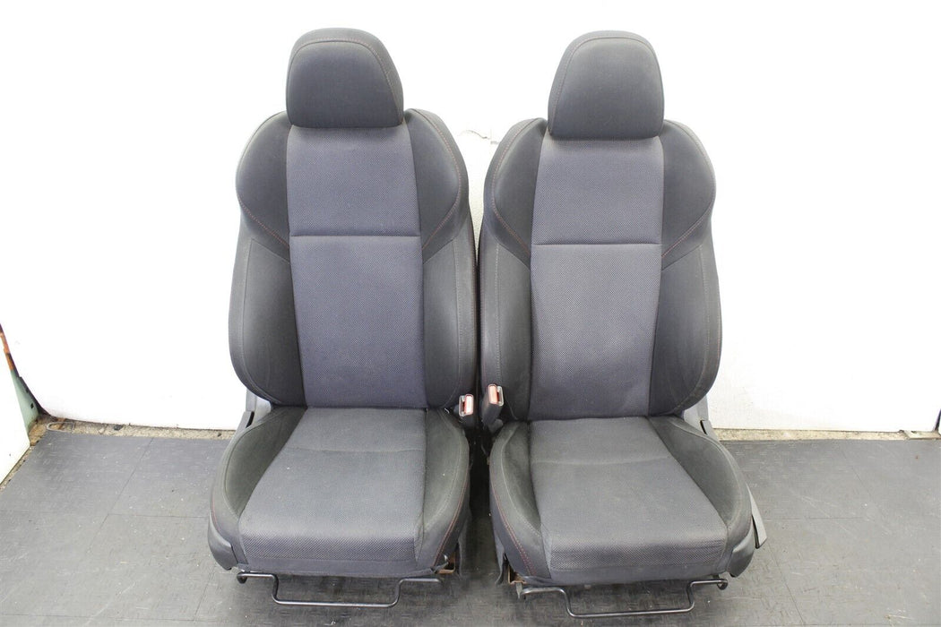 2016 Subaru WRX Seat Set Assembly Front And Rear Black Fabric Factory OEM 15-21