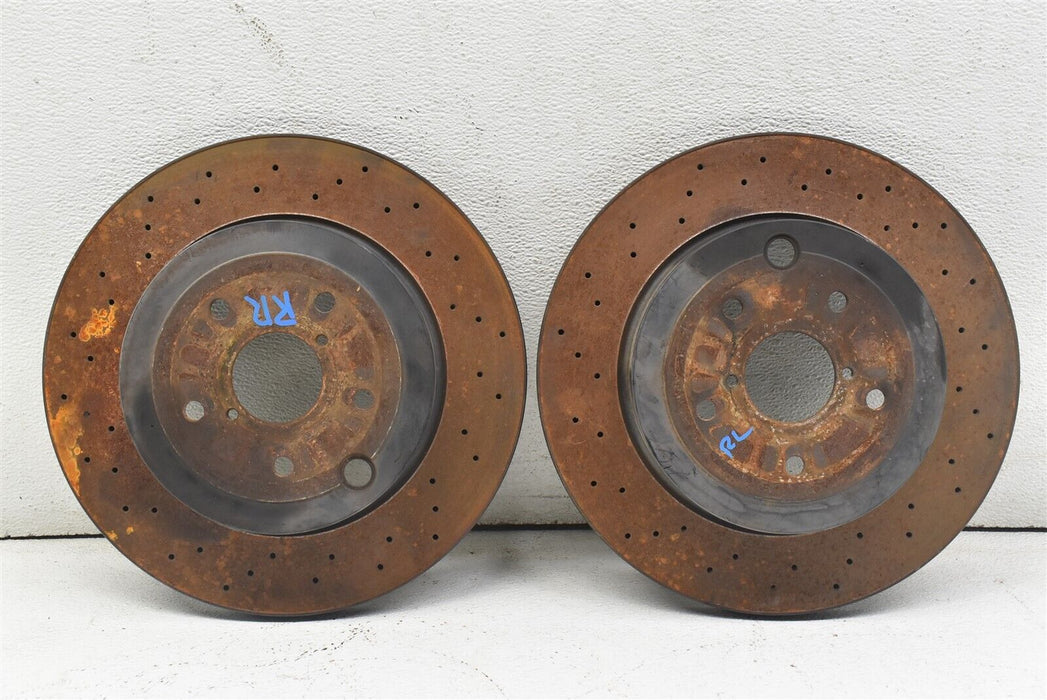 2018-2019 Subaru WRX STI Rear Rotor Set Rotors RH LH 18-19