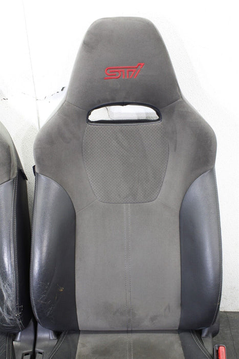 08-14 Subaru Impreza WRX STI Front and Rear Seat Set Seats 2008-2014