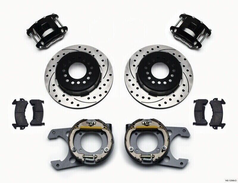 Wilwood 140-12569-D D154 Rear Parking Brake Kit For 1970 Chevrolet Blazer