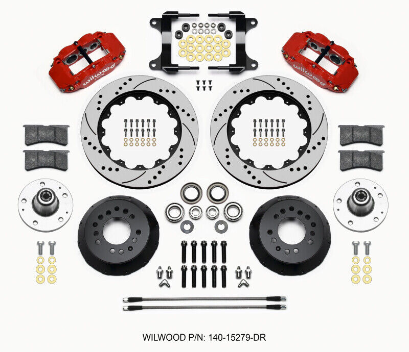 Wilwood 140-15279-DR Disc Brake Kit Forged Narrow Superlight 6R Front Rotor