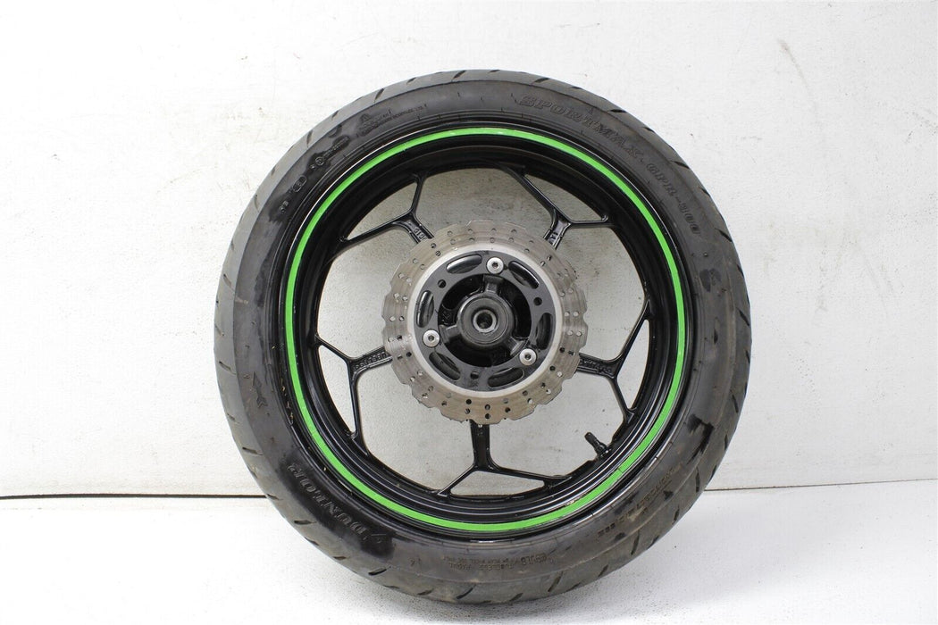 2014 Kawasaki Ninja EX300 BENT Rear Wheel Rim Tire 13-17