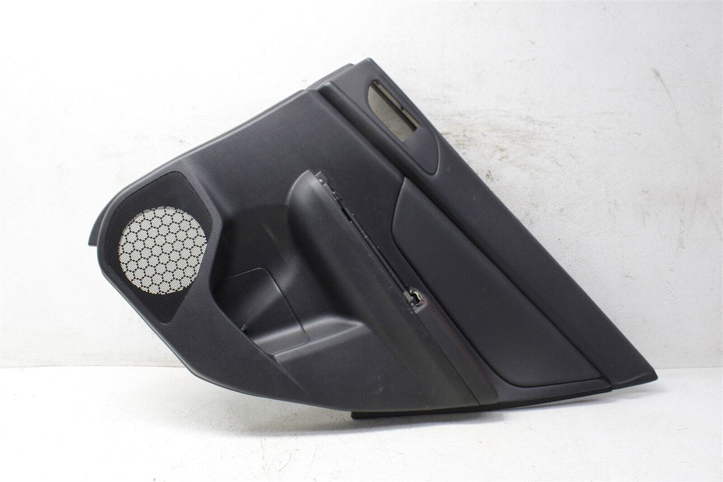 2020 Subaru WRX Passenger Rear Right Door Panel Cover Trim Assembly OEM 15-21