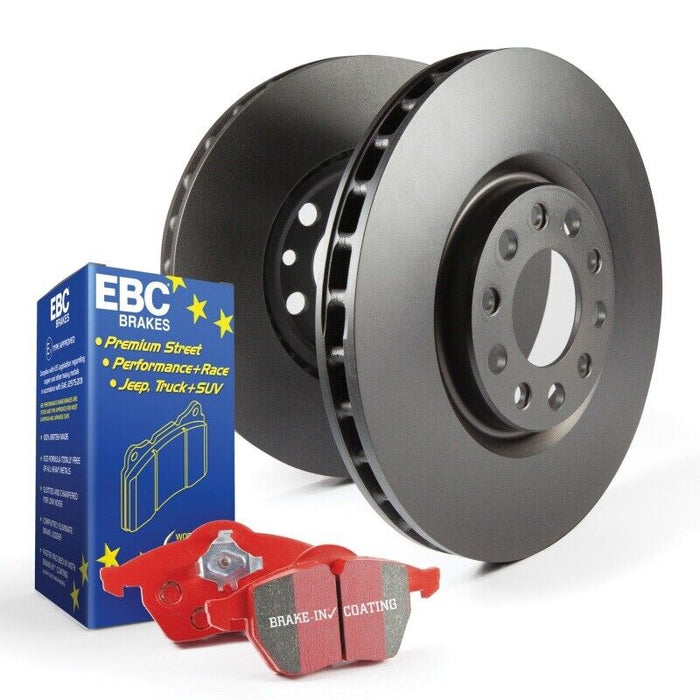 EBC Brakes S12KF1751 S12 Kits Redstuff and RK Rotors Fits 14-17 500