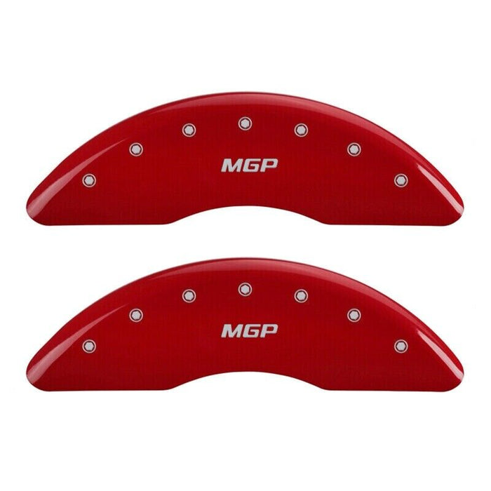 MGP 37022SMGPRD Gloss Red Caliper Covers For 2014-2019 Infiniti Q50