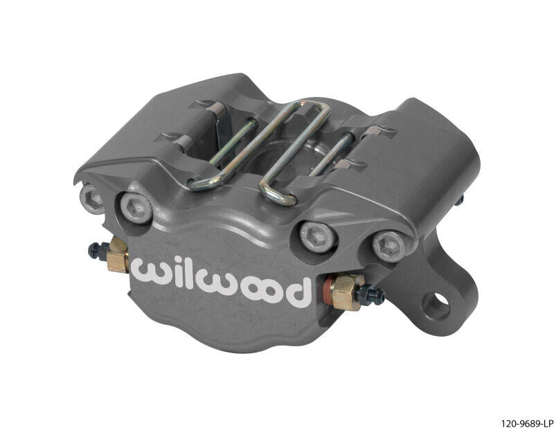 Wilwood 120-9689-LP Brake Caliper Dynapro 2 Piston Billet Gray 13 ODx0.2 Rotor