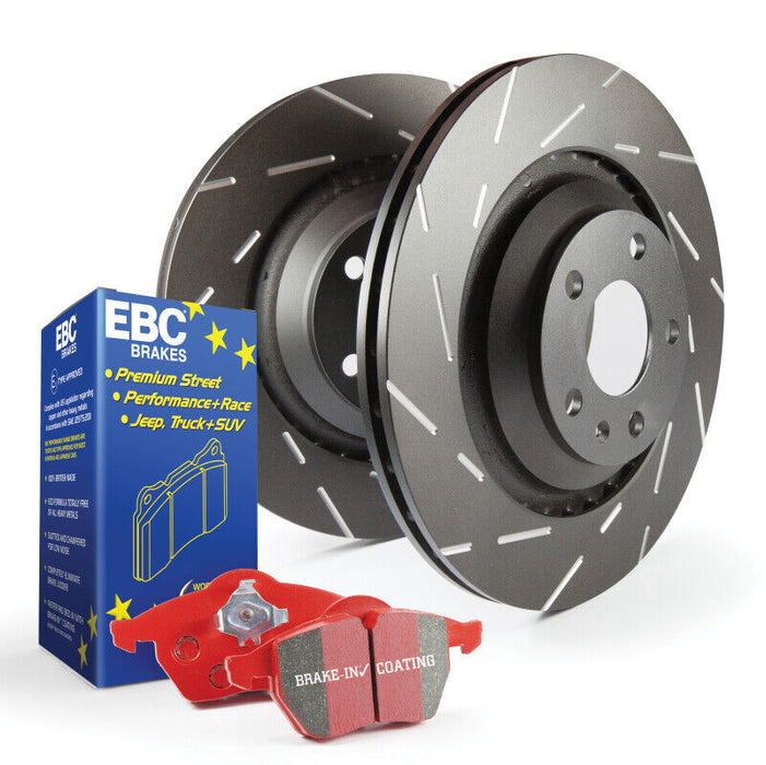 EBC Brakes S4KR1281 S4 Kits Redstuff and USR Rotor Fits 07-09 RDX