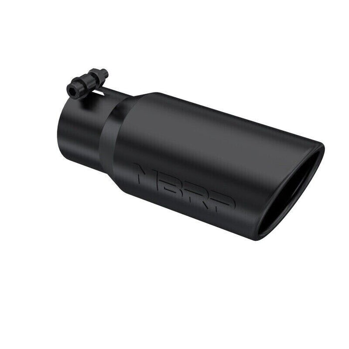 MBRP T5155BLK 4" Bolt-On Round Exhaust Tip-Black Powdercoat